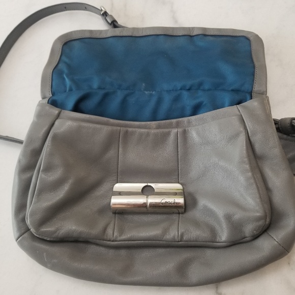 Gray Coach crossbody - Picture 6 of 7